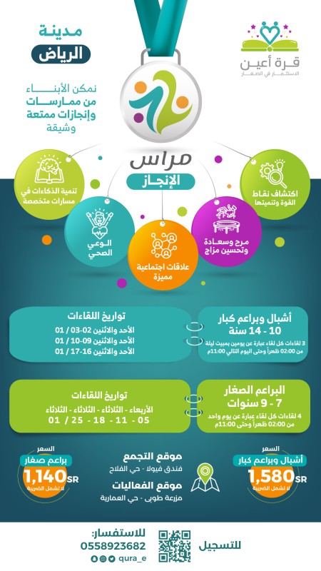 برنامج الرياض الصيفي للأشبال والبراعم الكبار - مراس الإنجاز
